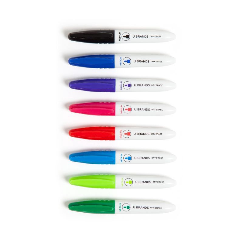 slide 2 of 8, U Brands Mini Dry Erase Markers, 1 ct