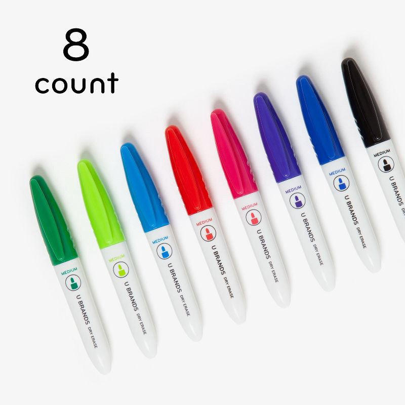 slide 6 of 8, U Brands Mini Dry Erase Markers, 1 ct
