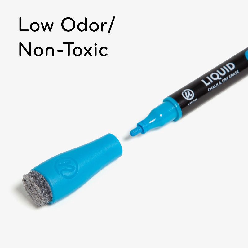 slide 5 of 10, U Brands 6ct Liquid Chalk & Dry Erase Markers, 6 ct