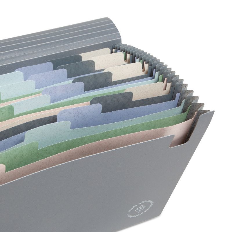 slide 10 of 11, U Brands U Eco 24 Pocket Poly Expandable File Stone, 1 ct