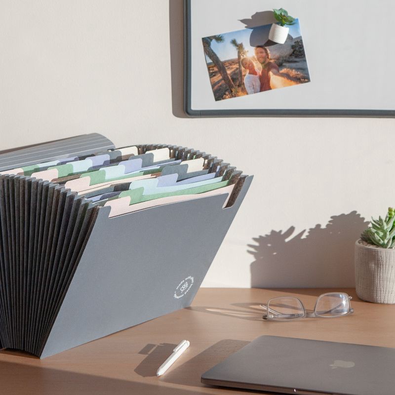 slide 11 of 11, U Brands U Eco 24 Pocket Poly Expandable File Stone, 1 ct