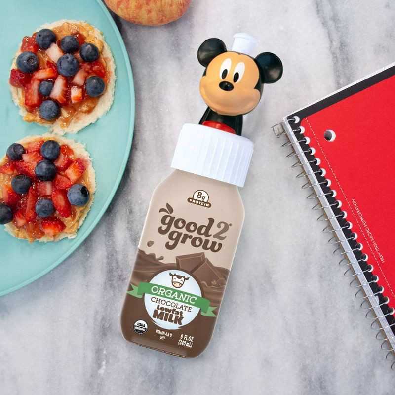 slide 3 of 5, good2grow Organic Chocolate Milk - 8 fl oz Bottle, 8 fl oz