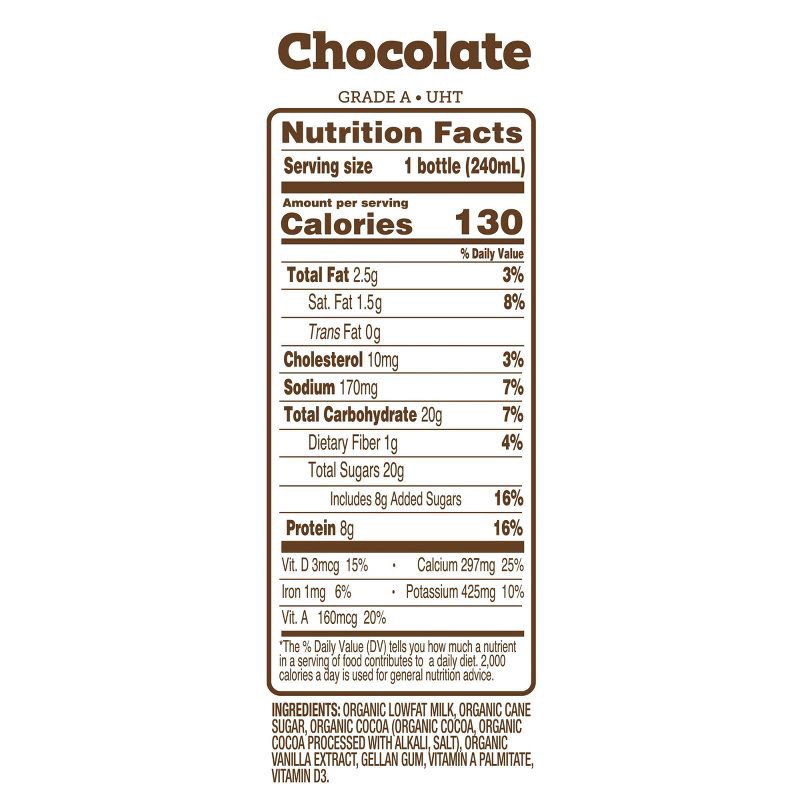 slide 4 of 4, Good2grow Organic Chocolate Milk - 8 fl oz Bottle, 8 fl oz