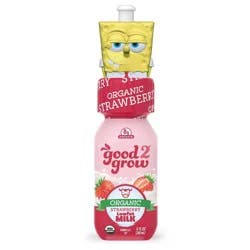 good2grow Organic Strawberry Milk - 8 fl oz Bottle