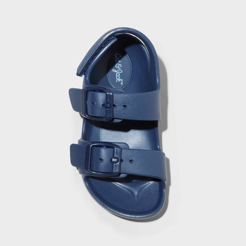 slide 3 of 13, Toddler Ade Footbed Sandals - Cat & Jack™ Navy Blue 6T, 1 ct