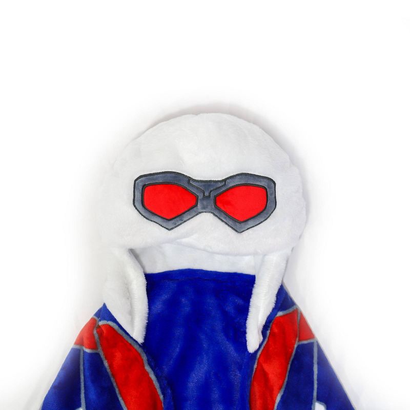 slide 3 of 4, Marvel Captain America Sam Wilson Hooded Blanket, 1 ct