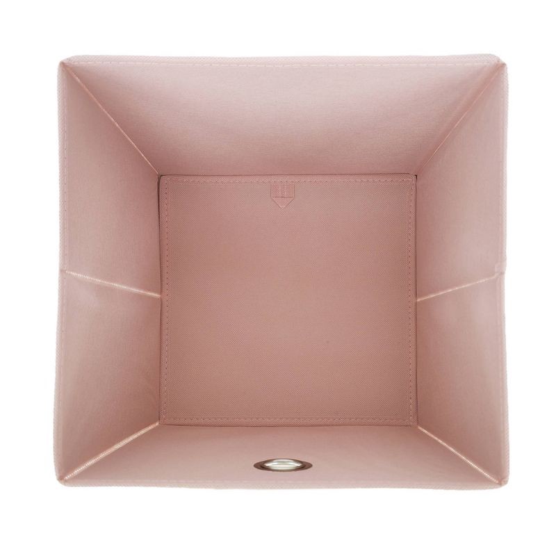 slide 5 of 6, 11" Fabric Bin Pink Floral - Room Essentials™: Storage Cube for Dorm Rooms, Folds Flat, 11 Inch System Compatible, 1 ct