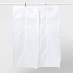 2pk Folded Garment Bag - Brightroom™: Suit Bag for Travel, Hanging Clothes, Off-White, Lightweight, Collapsible, 60&quot; Length