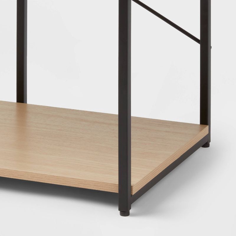 slide 3 of 4, 11" 4 Cube Storage Shelves - Brightroom™: Modular Storage Furniture, Anti-Tip, Paper Laminate, Powder-Coated Steel, 1 ct