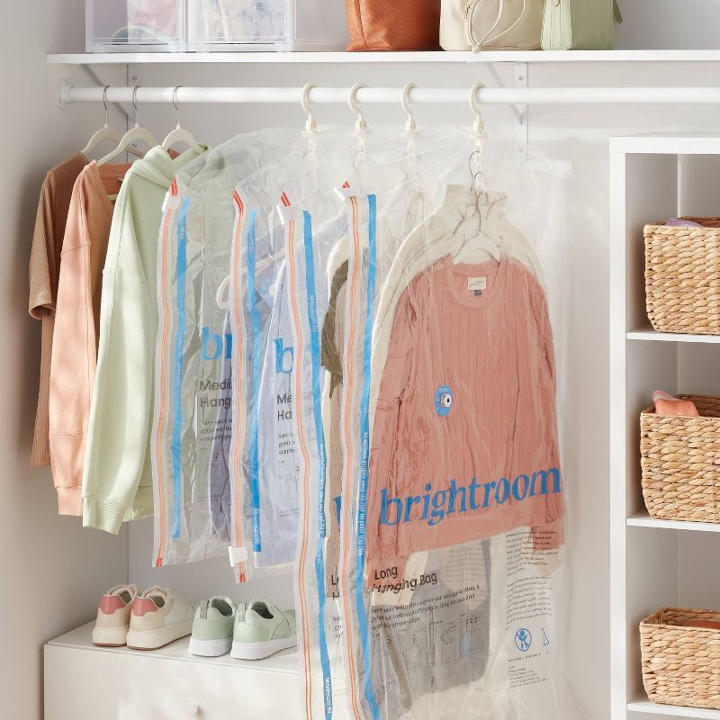 slide 2 of 3, 4pk Hanging Bags - Brightroom™, 4 ct