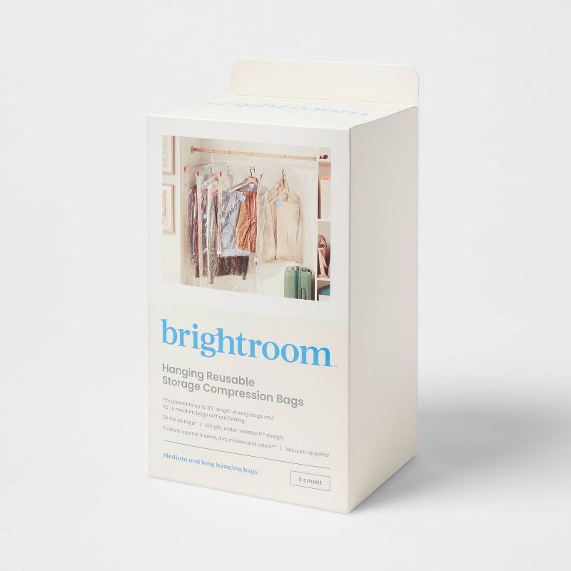 slide 1 of 3, 4pk Hanging Bags - Brightroom™, 4 ct