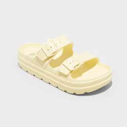 Women's Trixie Platform Sandals - Wild Fable™ Light Yellow 6
