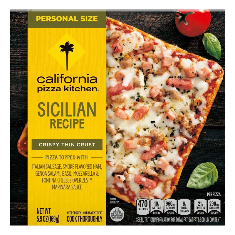 slide 1 of 7, California Pizza Kitchen Frozen Sicilian Personal Size - 5.9oz, 5.9 oz