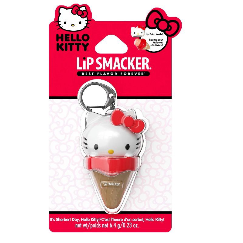 slide 1 of 4, Lip Smacker Hello Kitty Ice Cream Cone Lip Balm - It's Sherbert Day Hello Kitty! - 0.23oz, 0.23 oz
