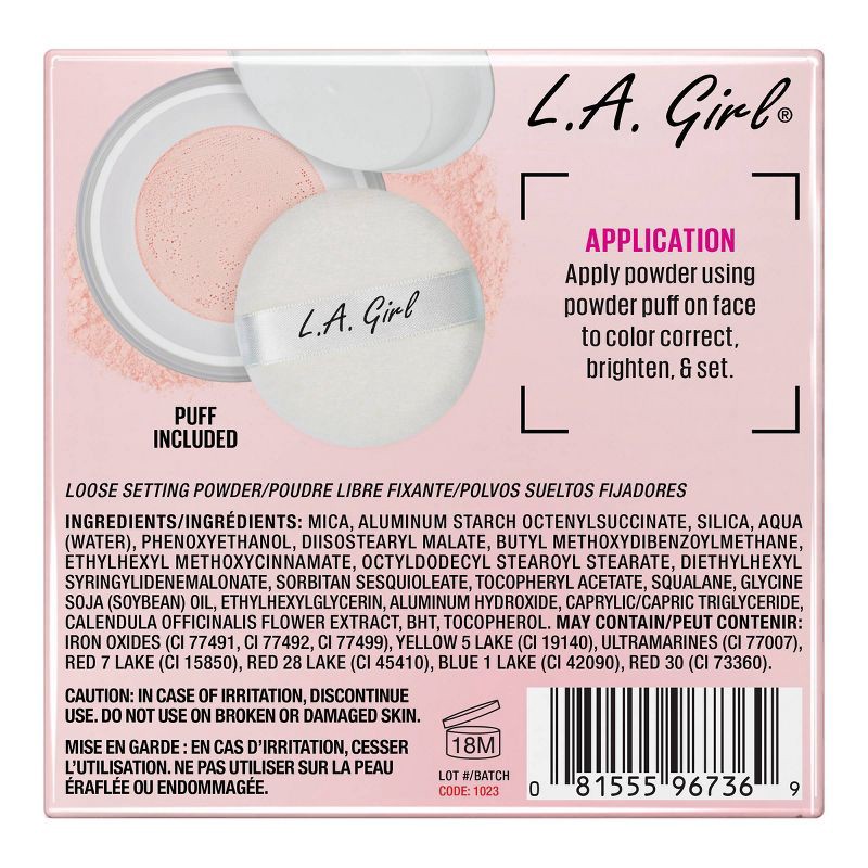 slide 2 of 7, L.A. Girl Pro Pink Loose Brightening & Setting Powder - 0.176oz, 0.176 oz