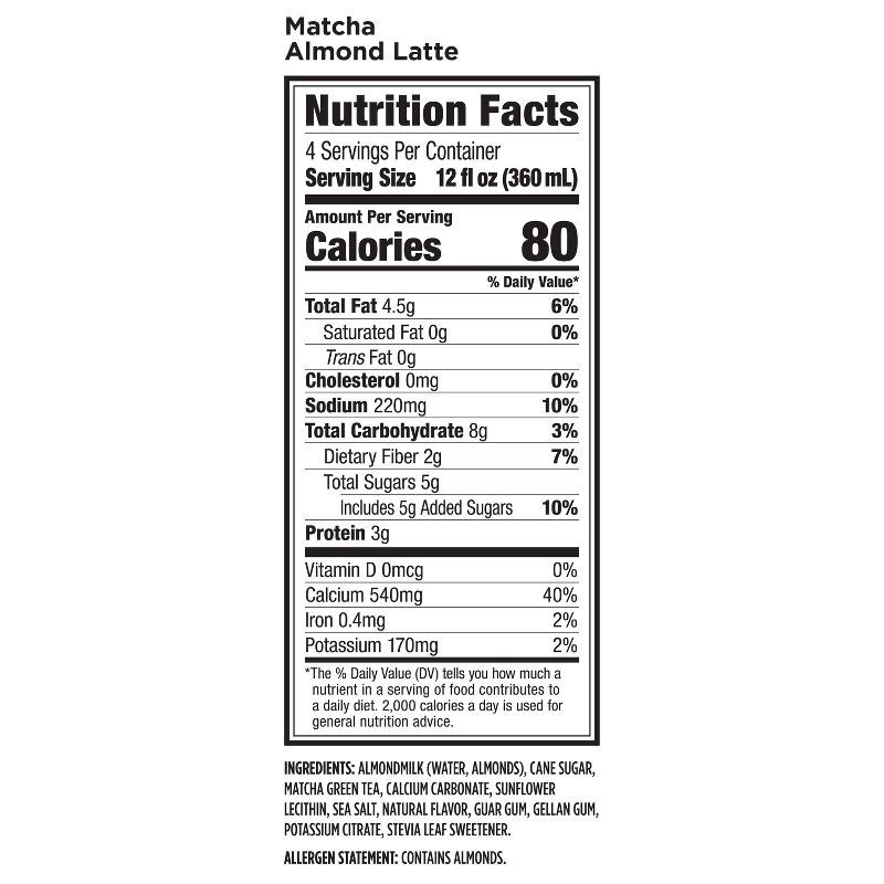 slide 2 of 9, Califia Farms Matcha Almond Latte - 48 fl oz, 48 fl oz