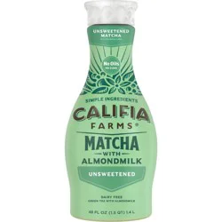 Califia Farms Unsweetened Matcha with Almondmilk - 48 fl oz