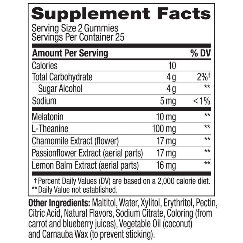 slide 7 of 9, OLLY Maximum Sleep 10mg Vegan Gummies - Strawberry - 50ct, 50 ct; 10 mg