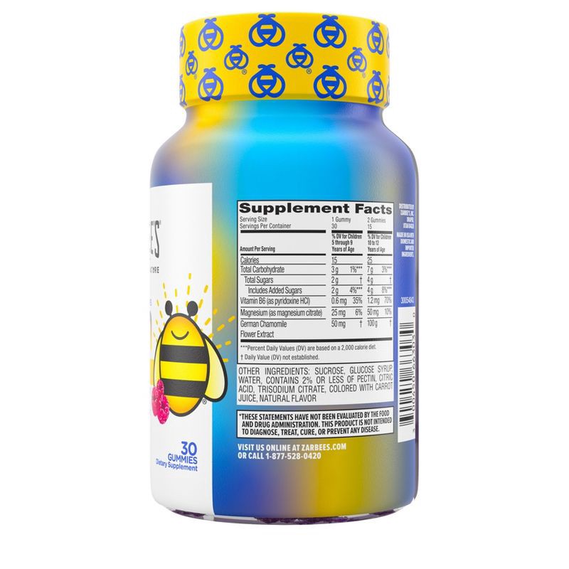 slide 2 of 9, Zarbee's Children's Calm Vitamin Gummies - 30ct, 30 ct