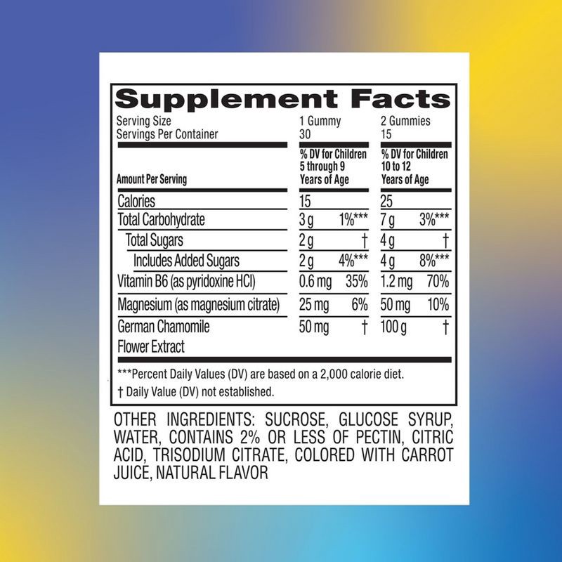 slide 8 of 9, Zarbee's Children's Calm Vitamin Gummies - 30ct, 30 ct