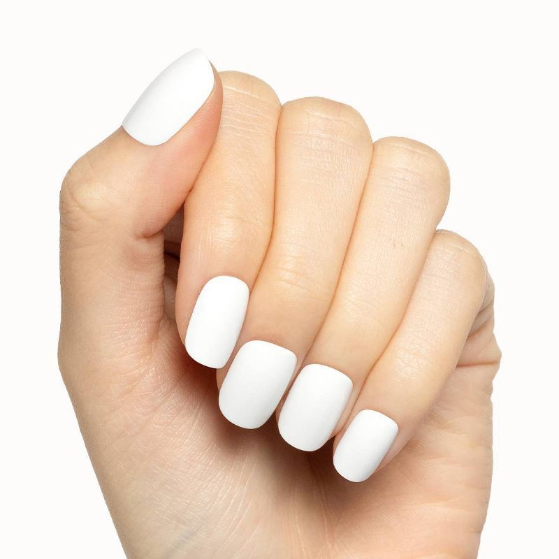 slide 5 of 6, Olive & June Fake Nails - XS Squoval - Swan - 32ct, 32 ct