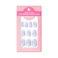 Olive & June Fake Nails - S Round - Floral Doodle - 32ct