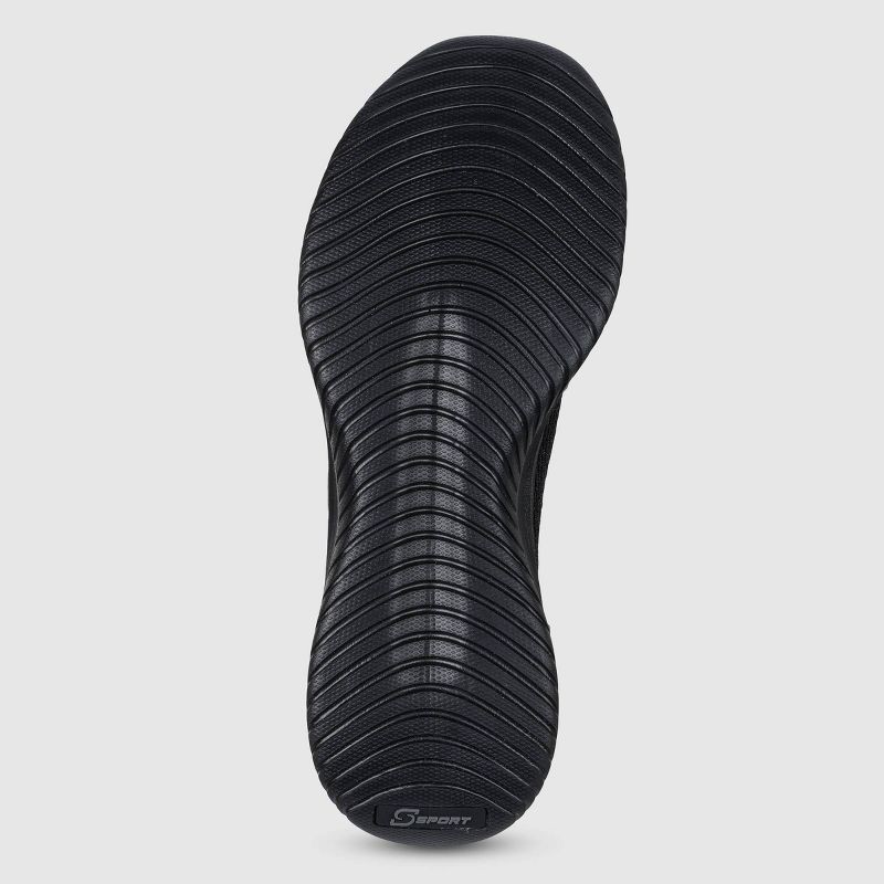 slide 4 of 4, S Sport By Skechers Women's Charlize 2.0 Slip-On Sneakers - Black 9: Cushioned Insole, Mesh Upper, EVA Outsole, 1 ct