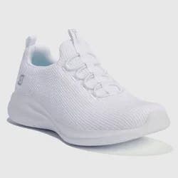S Sport By Skechers Women's Charlize 2.0 Slip-On Sneakers - White 9.5: Cushioned Insole, Mesh Upper