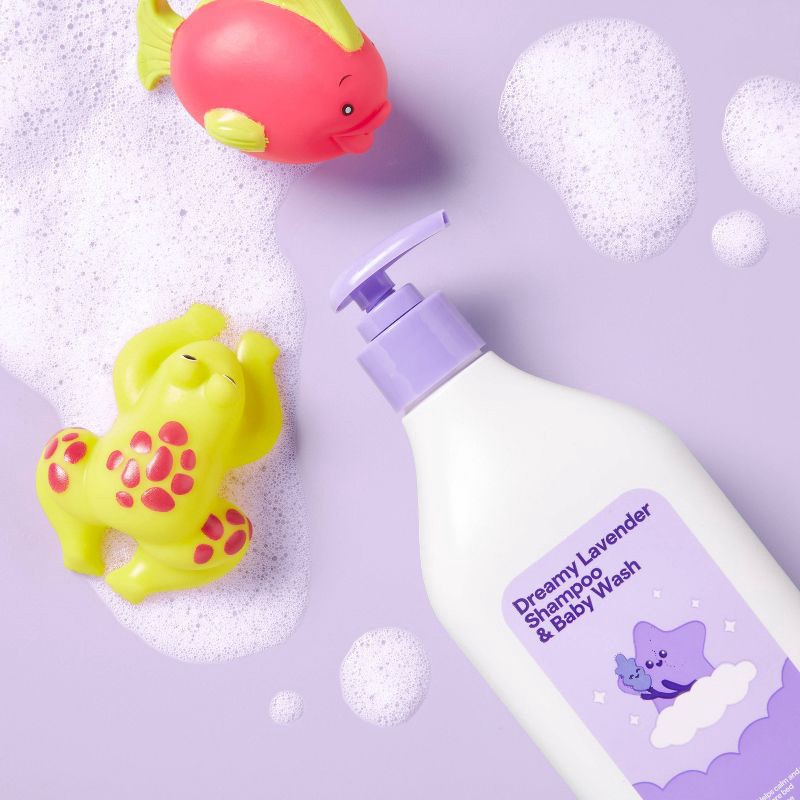 slide 2 of 4, Nighttime Baby Wash and Shampoo - 20 fl oz - up&up™, 20 fl oz