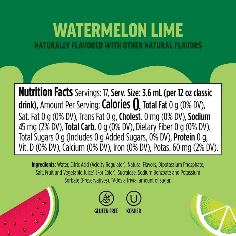 slide 7 of 7, Ninja Thirsti FRUITI CHILL Watermelon Lime Flavored Water Drops: Sugar-Free, Zero Calories, Water Flavoring, 1 ct