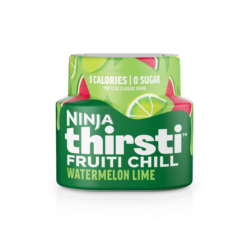 slide 1 of 7, Ninja Thirsti FRUITI CHILL Watermelon Lime Flavored Water Drops: Sugar-Free, Zero Calories, Water Flavoring, 1 ct