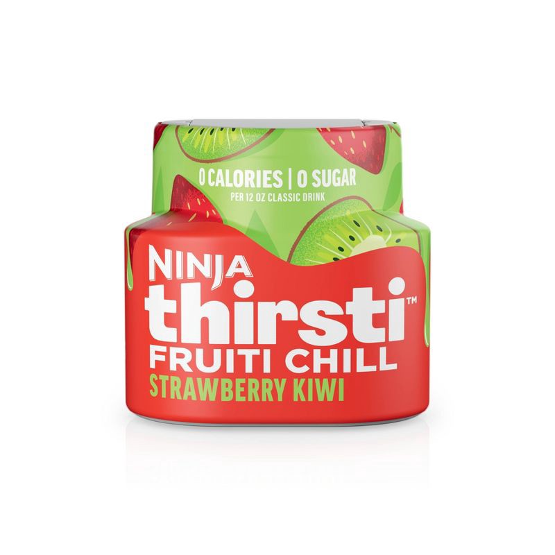 slide 1 of 7, Ninja Thirsti FRUITI CHILL Strawberry Kiwi Flavored Water Drops: Sugar-Free, Zero Calories, Water Flavoring, Thirsti Pods, 1 ct