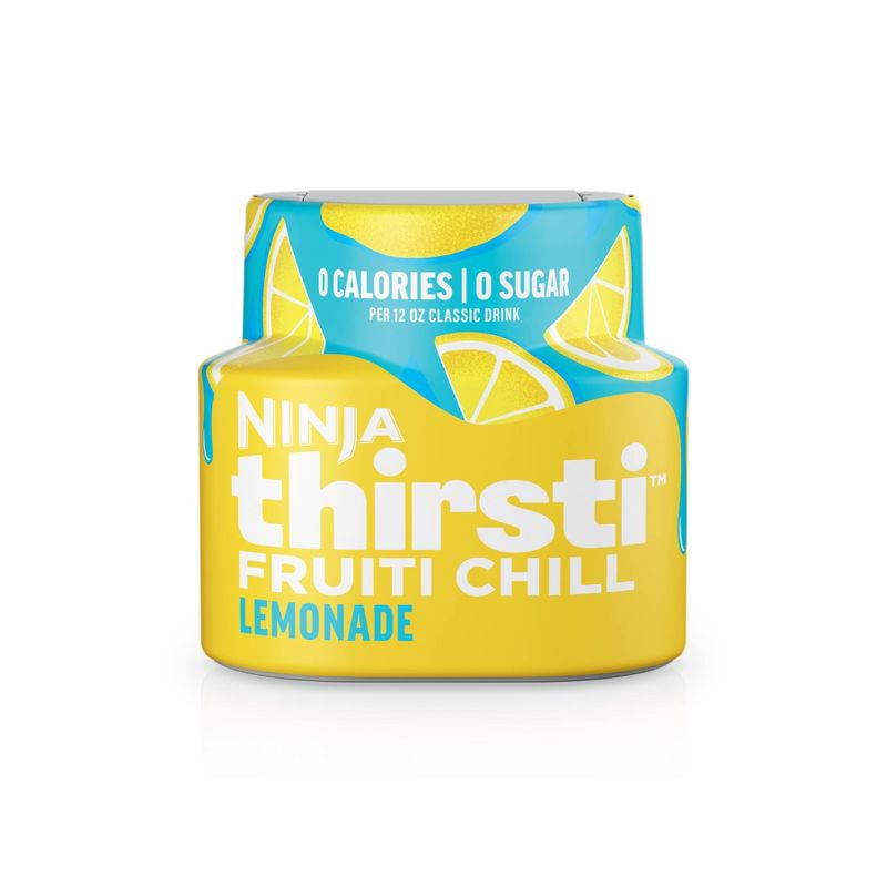 slide 1 of 7, Ninja Thirsti FRUITI CHILL Lemonade Flavored Water Drops: Sugar-Free, Zero Calories, Mix, Liquid, Thirsti Pods, 1 ct