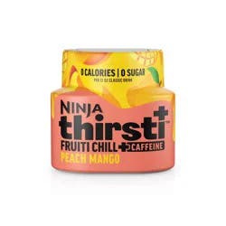 Ninja Thirsti FRUITI CHILL + CAFFEINE Peach Mango Flavored Water Drops