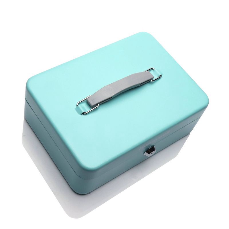 slide 5 of 6, Honeywell Mobile Cash Box 816112TL Teal Blue, 1 ct