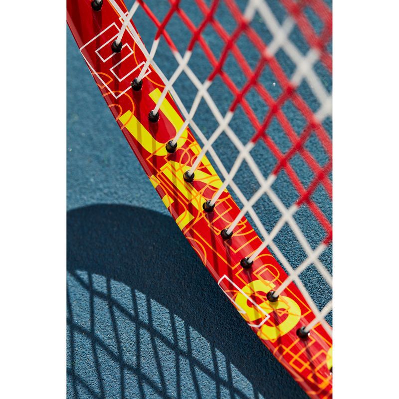 slide 5 of 7, Wilson USO Jr 23 Racquets - Red: Aluminum Alloy, Medium Flex, Traditional Frame, 1 ct