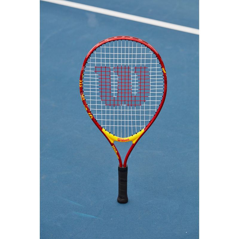 slide 7 of 7, Wilson USO Jr 23 Racquets - Red: Aluminum Alloy, Medium Flex, Traditional Frame, 1 ct