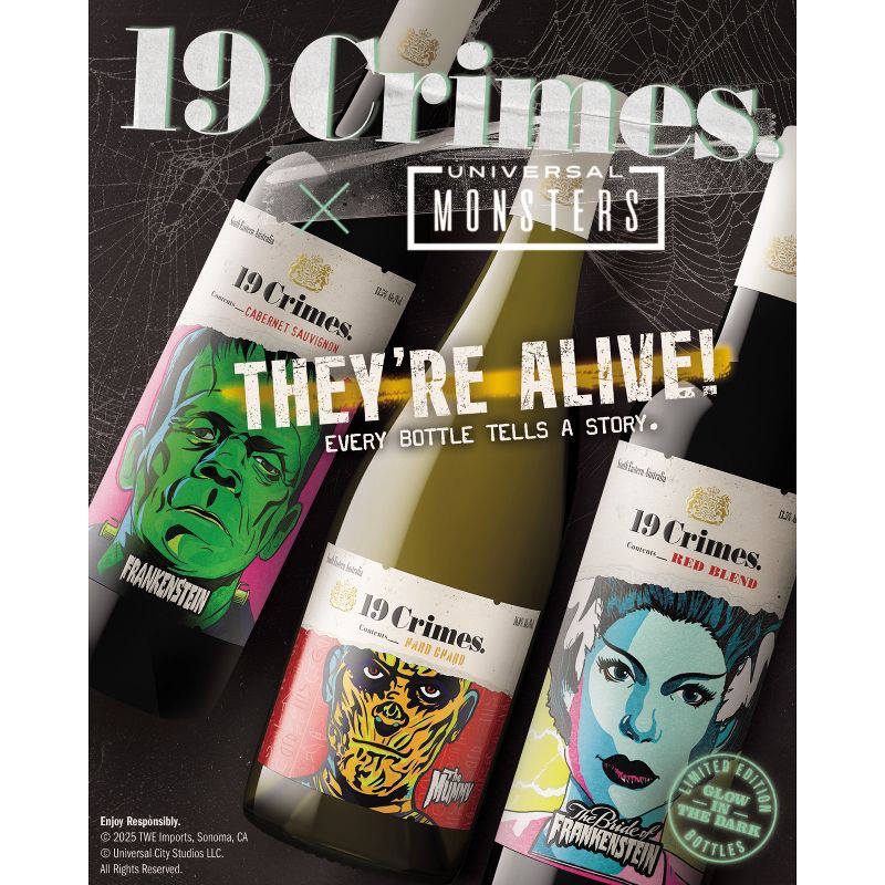 slide 6 of 7, 19 Crimes Halloween Frankenstein Cabernet - 750mlBottle, 1 ct