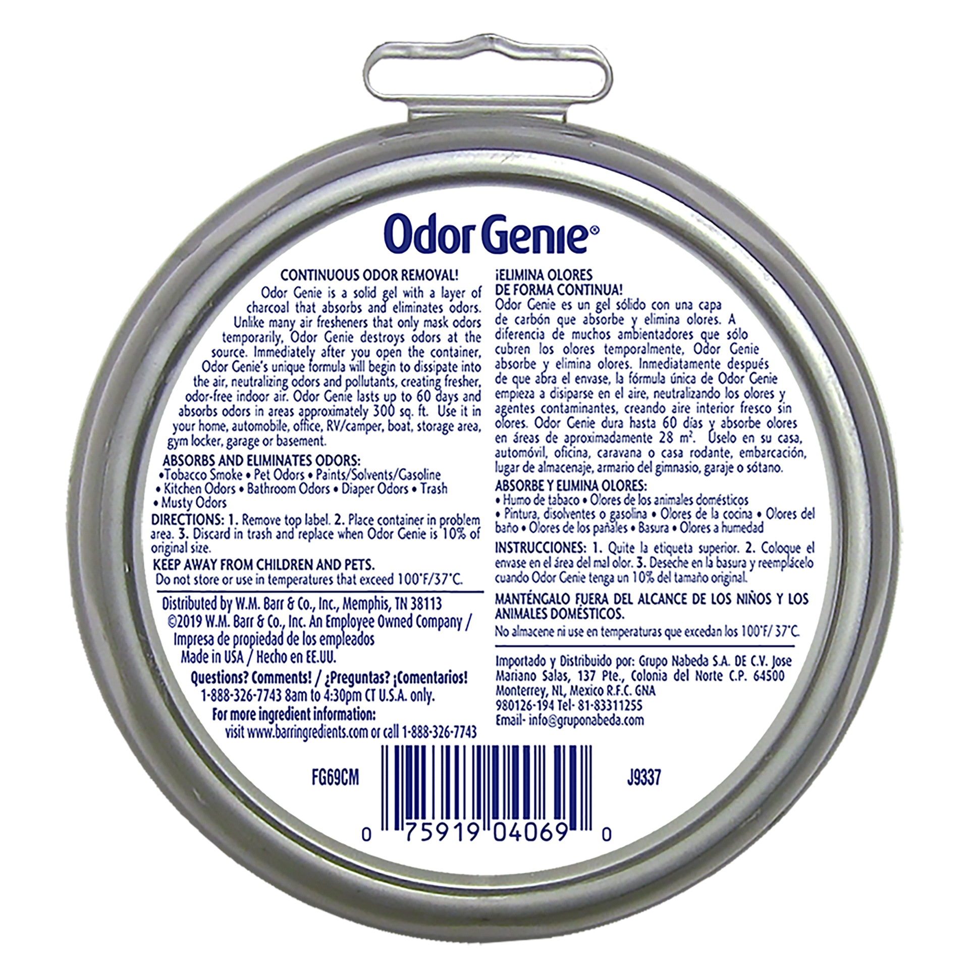 slide 4 of 5, Odor Genie Clean Meadows Odor Eliminator 8 oz, 8 oz