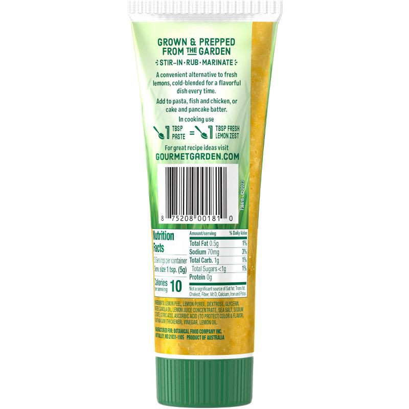 slide 4 of 12, Gourmet Garden Zesty Lemon Stir-In Paste - 4oz, 4 oz