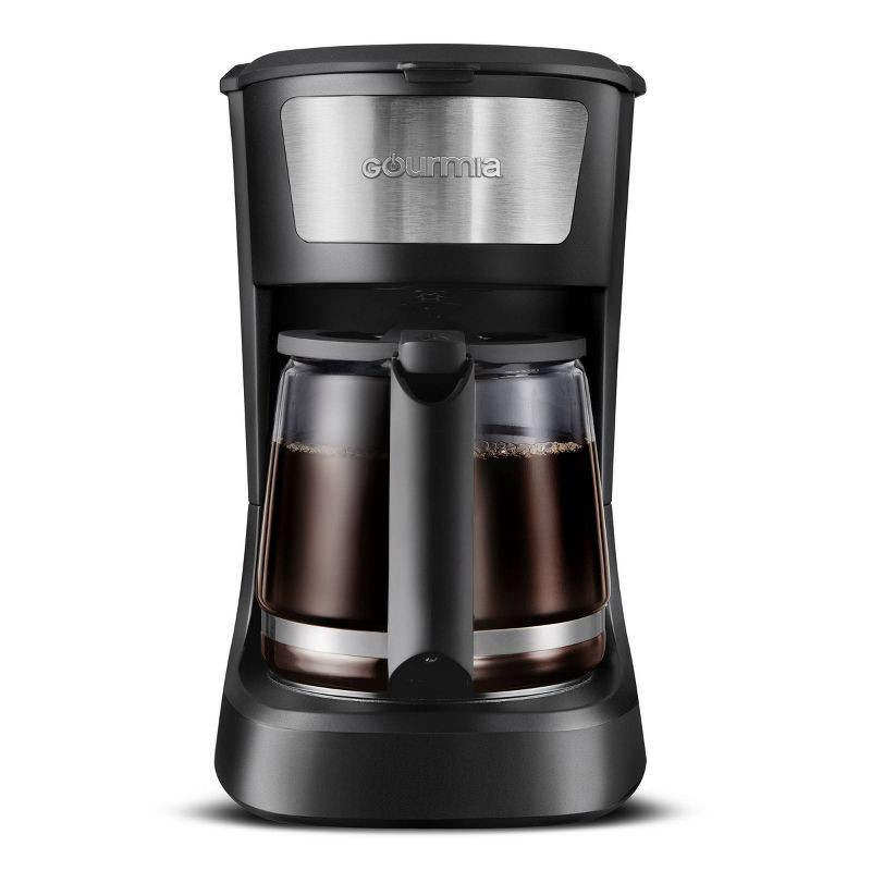 slide 1 of 7, Gourmia 12 Cup One-Touch Switch Coffee Maker with Auto Keep Warm Black, 1 ct