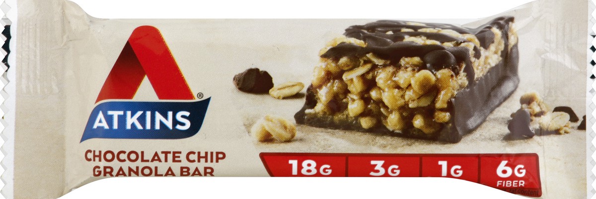 slide 5 of 6, Atkins Advantage Chocolate Chip Granola Bar, 1.7 oz