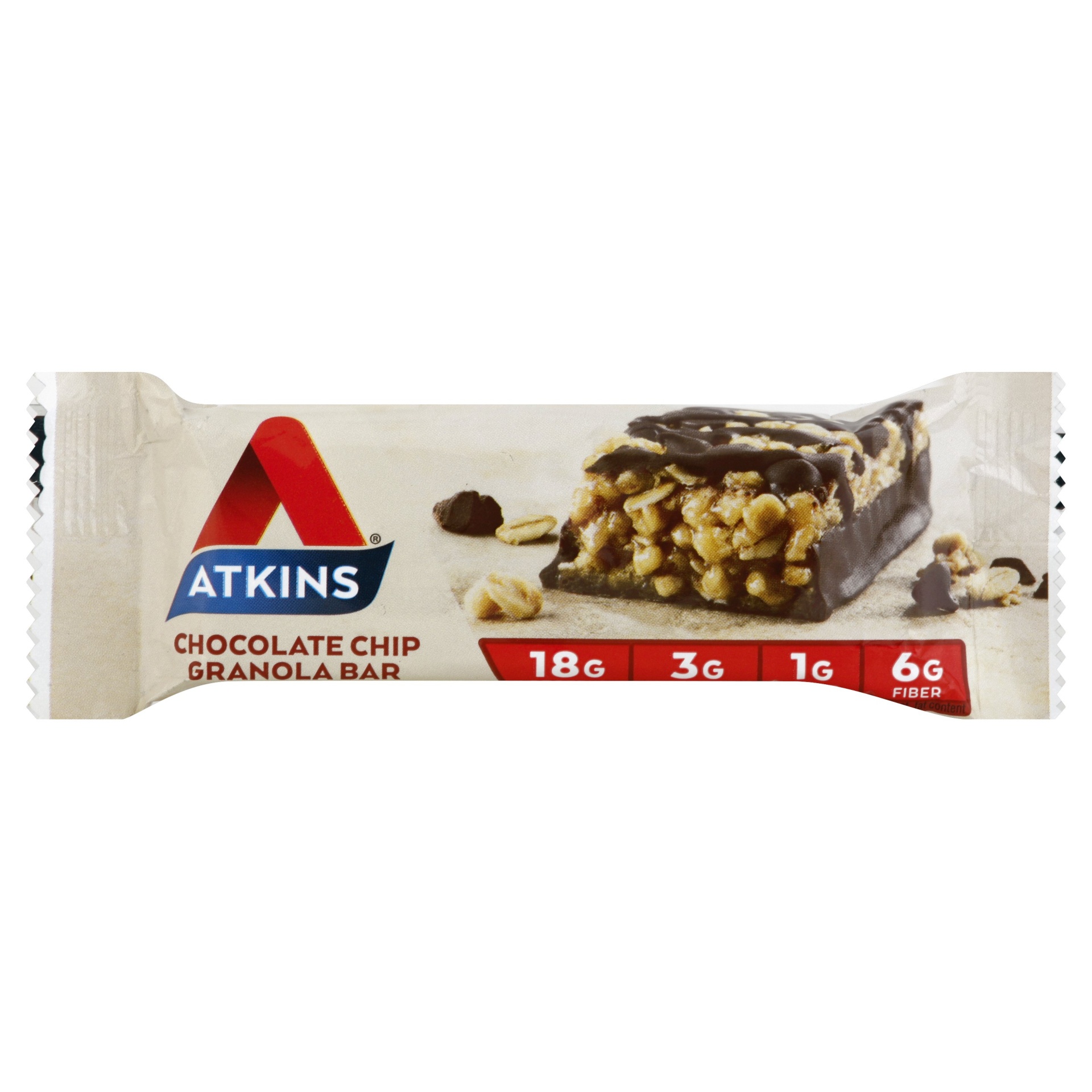 slide 1 of 6, Atkins Advantage Chocolate Chip Granola Bar, 1.7 oz