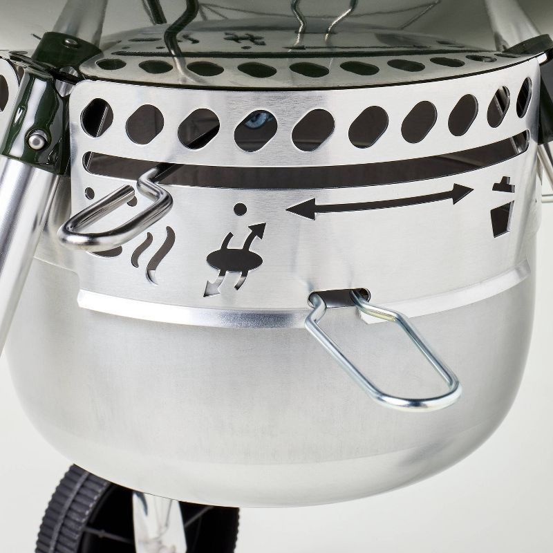 slide 4 of 6, Hearth & Hand with Magnolia Weber 22" Charcoal Grill 1500573 Green - Hearth & Hand™ with Magnolia, 1 ct