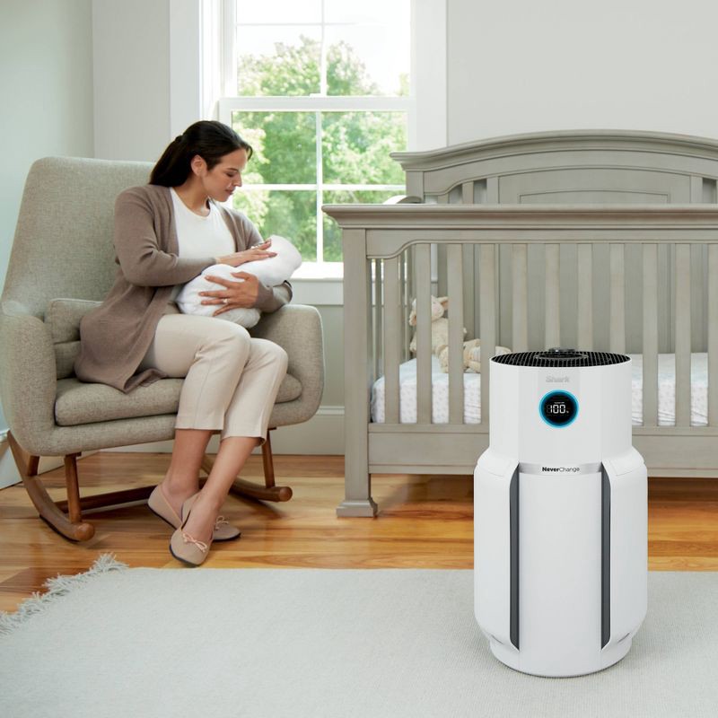 slide 13 of 14, Shark Never Change Air Purifier Max HP302: True HEPA, 5 Settings, 1200-1500 sq. ft., Programmable Timer, CARB Certified, 1 ct