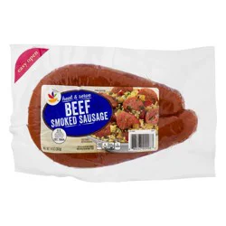 Giant Beef Smoked Sausage Rope