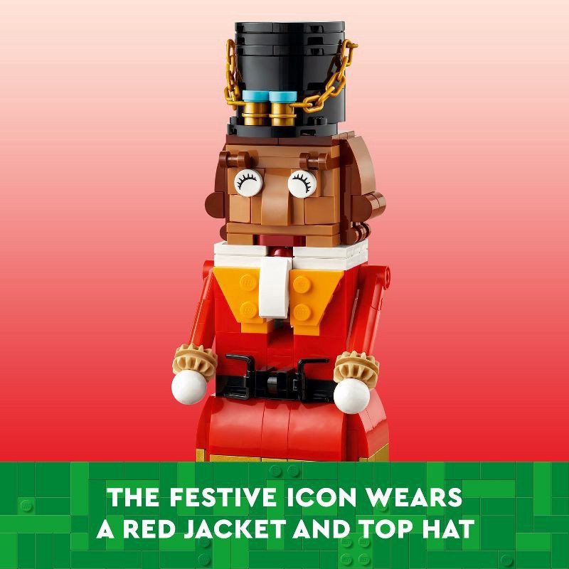 slide 5 of 5, LEGO Nutcracker Figure Building Set Christmas Decor 40640, 1 ct