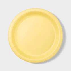 20ct 8.5" Dinner Paper Plates Yellow - Spritz™