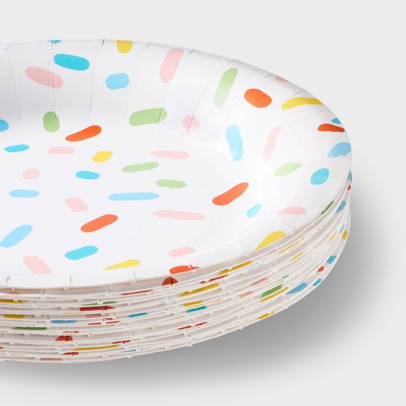 slide 3 of 3, 20ct Sprinkle Snack Plates - Spritz™, 20 ct