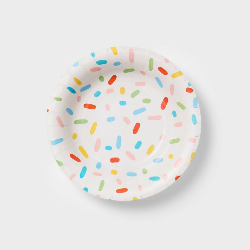 slide 1 of 3, 20ct Sprinkle Snack Plates - Spritz™, 20 ct